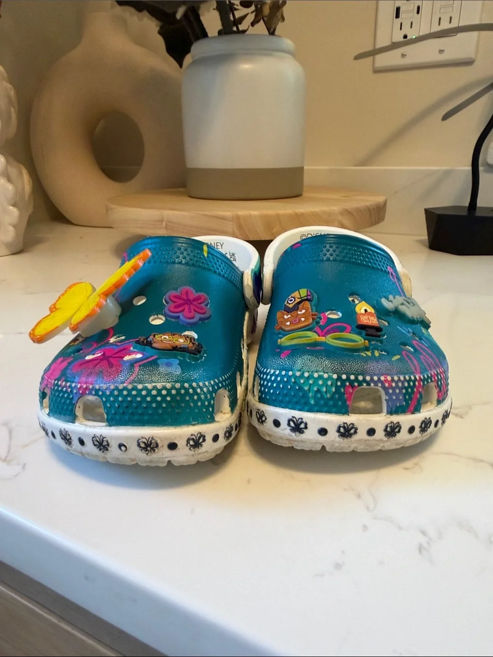 CROCS Kids Disney Encanto with Colorful Charms and light up Butterfly